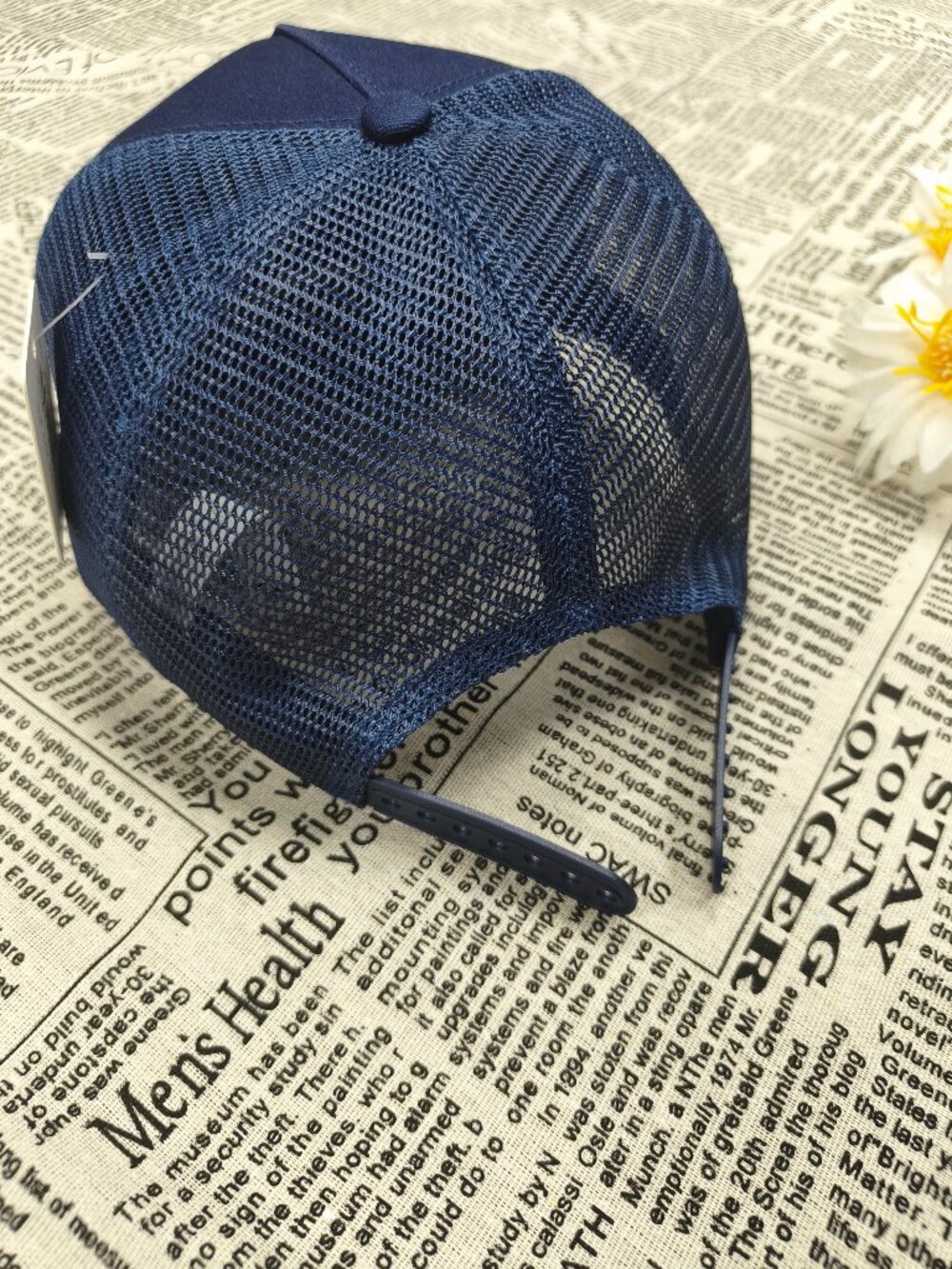 Unisex Alo Yoga District Trucker Hat Stealth 💙Navy Blue NWT🌊 - Picture 3 of 6
